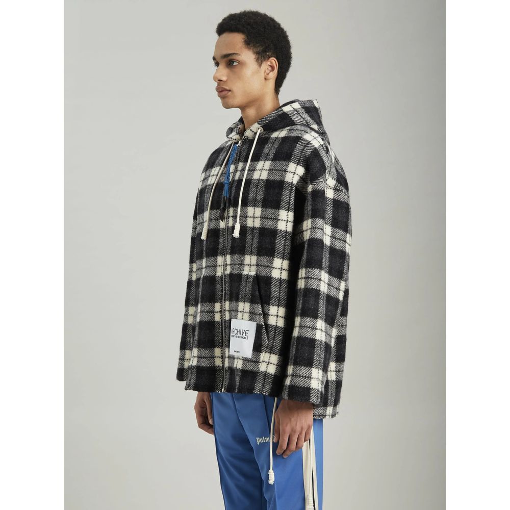 Palm Angels Schwarze Kaschmir Herren Pullover Jacke