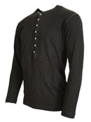 Dsquared² Grauer Baumwoll-Leinen Pullover mit langen Ärmeln