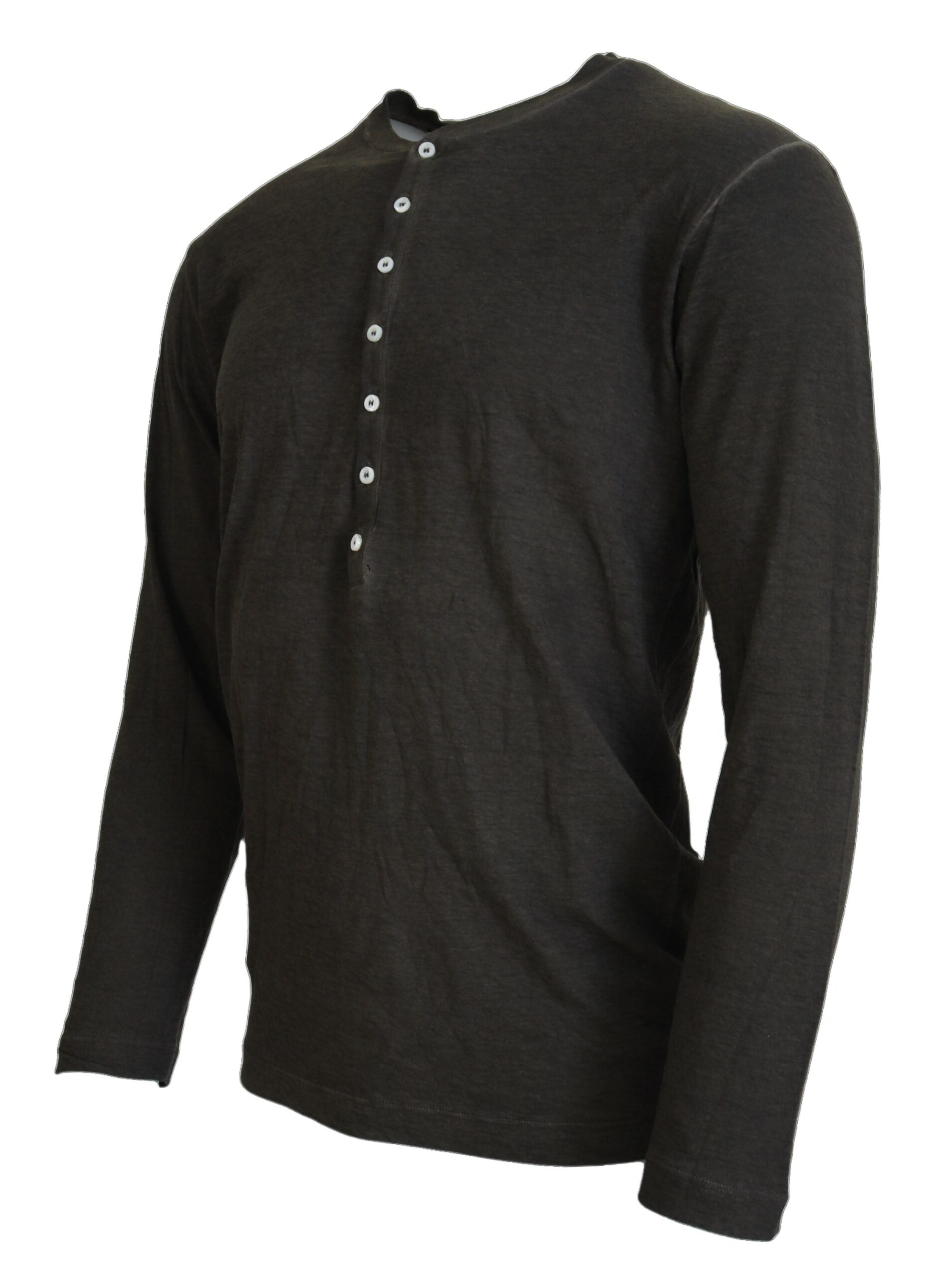 Dsquared² Grauer Baumwoll-Leinen Pullover mit langen Ärmeln