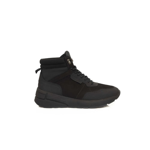 Cerruti 1881 Black Men's Sneakers in Cowhide Leather