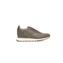 Cerruti 1881 Beige Rindsleder Damen Sneaker