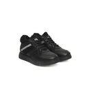 Cerruti 1881 Black Cowhide Leather Women's Platform Sneakers