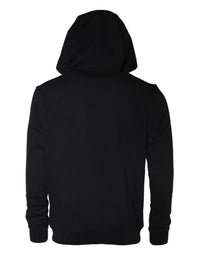 Versace Schwarzer Medusa Druck Baumwolle HoodiePullover Sweatshirt Pullover