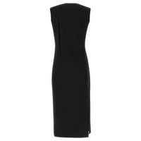 Versace Schwarzes Viskosekleid für Frauen