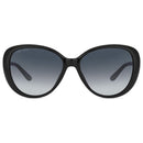 Jimmy Choo Schwarz gespritzte Sonnenbrille