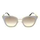 Jimmy Choo Goldene Metall-Sonnenbrille