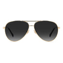 Jimmy Choo Goldene Metall-Sonnenbrille