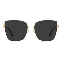Jimmy Choo Goldene Metall-Sonnenbrille