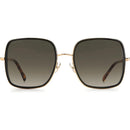 Jimmy Choo Goldene Metall-Sonnenbrille