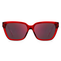Hugo Boss Rote Acetat-Sonnenbrille