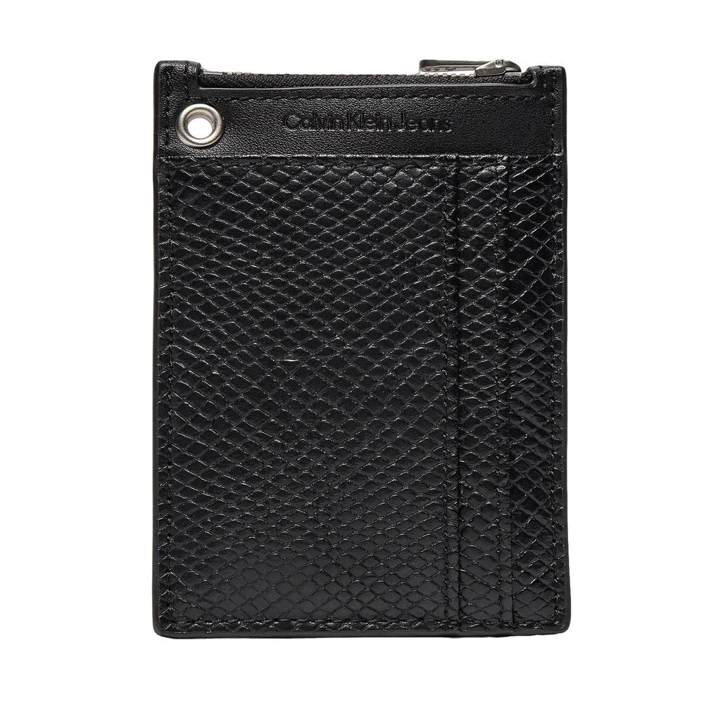 Calvin Klein Jeans Schwarzer Polyethylen-Kartenhalter