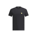 Versace Schwarzes Baumwoll-T-Shirt