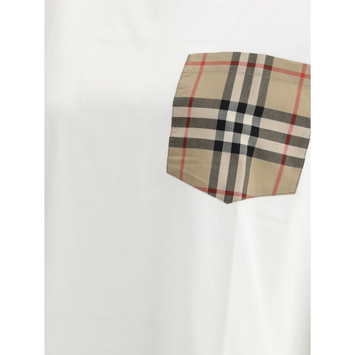Burberry Weißes Baumwoll-T-Shirt
