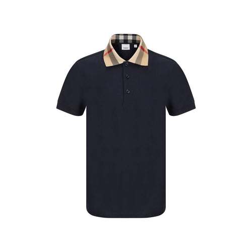 Burberry Blaues Baumwoll-Poloshirt