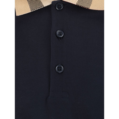 Burberry Blaues Baumwoll-Poloshirt
