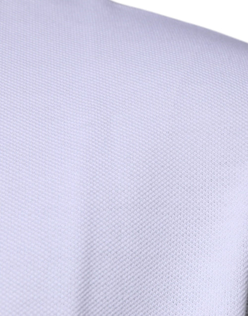 Versace white polo shirt with viscose collar for men with short sleeves