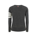 Thom Browne Graues Woll-Sweatshirt aus Fleece