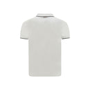 ZEGNA polo shirt made of white elastane