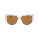 Ferragamo Weiße Bio-Injected-Sonnenbrille