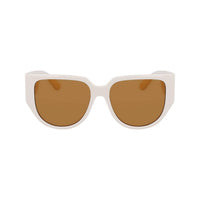 Ferragamo Weiße Bio-Injected-Sonnenbrille