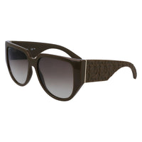 Ferragamo Grüne Sonnenbrille mit Bio-Einspritzung