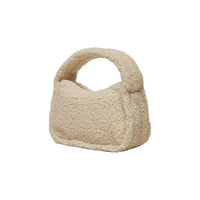 Calvin Klein Jeans Cremefarbene Handtasche aus recyceltem Polyester