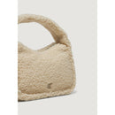 Calvin Klein Jeans Cremefarbene Handtasche aus recyceltem Polyester