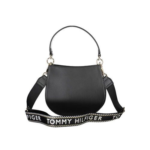 Tommy Hilfiger Schwarze Polyester-Handtasche