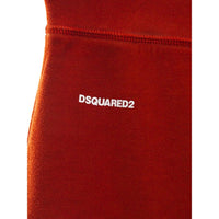Dsquared² Rote Baumwoll-Schlaghose