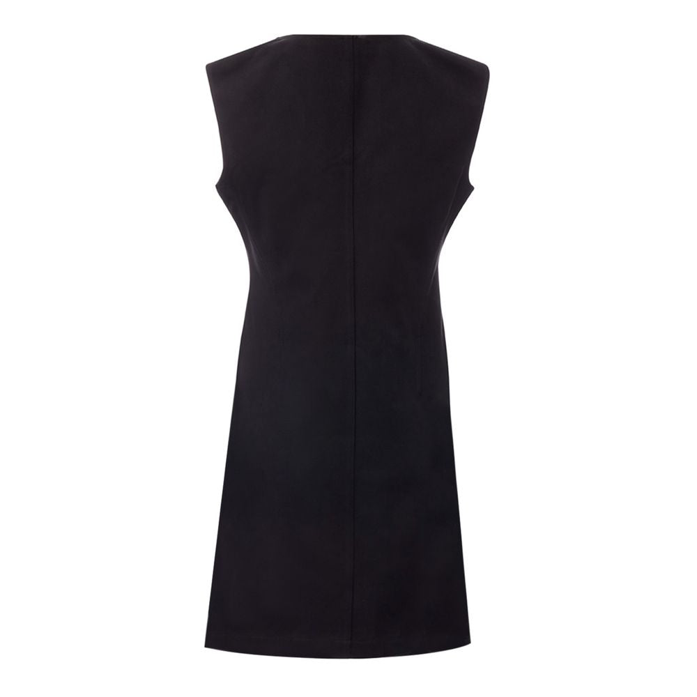 Bottega Veneta Elegantes Schwarzes Viskosekleid Essentials