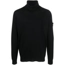 Stone Island Schwarzer Pullover aus Wolle für Männer