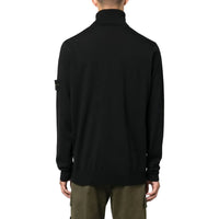 Stone Island Schwarzer Pullover aus Wolle für Männer