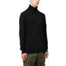 Stone Island Schwarzer Pullover aus Wolle für Männer