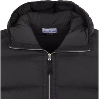Stone Island Schwarze Nylonjacke