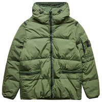 Stone Island Grüne Nylon Männer Jacke
