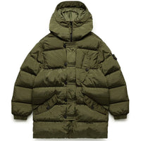 Stone Island Grüne Nylonjacke