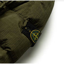 Stone Island Grüne Nylonjacke
