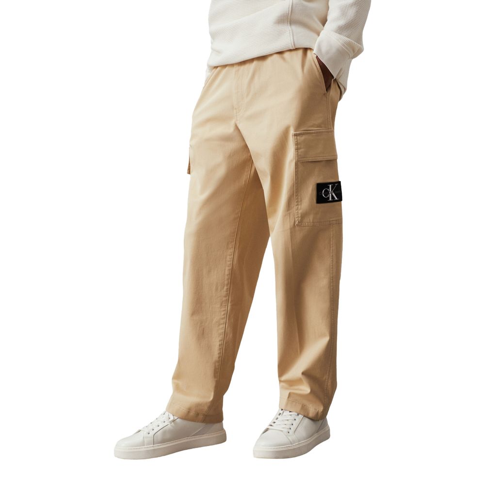 Calvin Klein Beige Baumwolljeans & Hose