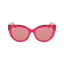 Ferragamo Rote Acetat-Sonnenbrille
