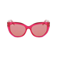 Ferragamo Rote Acetat-Sonnenbrille