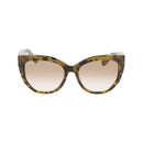 Ferragamo Braune Acetat-Sonnenbrille