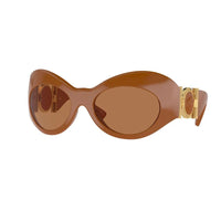 Versace Braune Acetat-Sonnenbrille