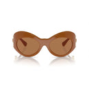 Versace Braune Acetat-Sonnenbrille