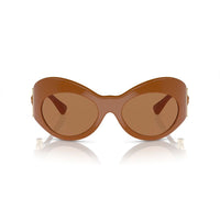 Versace Braune Acetat-Sonnenbrille