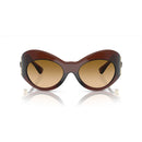 Versace Braune Acetat-Sonnenbrille
