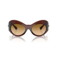Versace Braune Acetat-Sonnenbrille