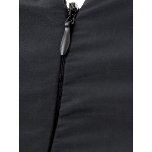 Lardini Elegantes schwarzes Polyesterkleid