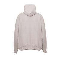 Balenciaga Grauer Baumwoll-Kapuzenpulli