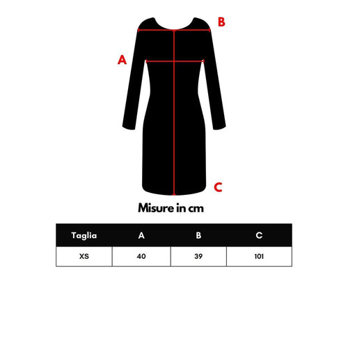 Bottega Veneta Langes Wollkleid in Schwarz