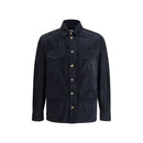 Brunello Cucinelli suede shirt jacket